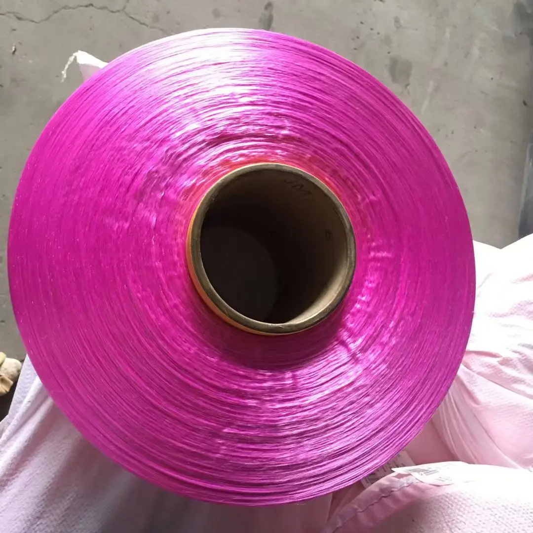 Cheap price  300-2000D  high quality polypropylene filament yarn for knitting and weaving polypropylene yarn