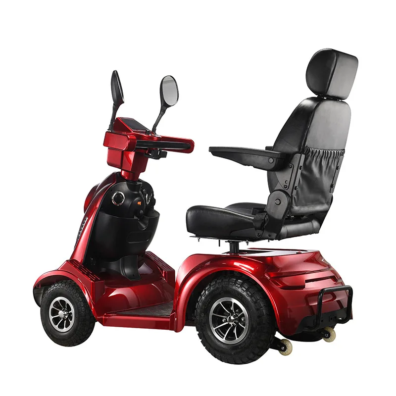 14 inch wheel four wheels 800W motor handicap mobility electric scooter for disabled people