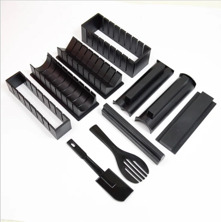 Набор для приготовления суши Deluxe Edition с полным набором суши 10 штук пластиковый инструмент для приготовления суши в комплекте с ролловой формой