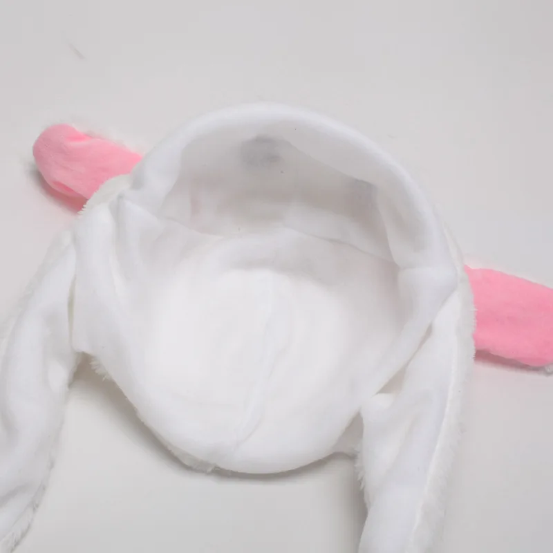 Fashion Moving Hat Rabbit Ears Plush Sweet Cute Airbag Cap Party Hats