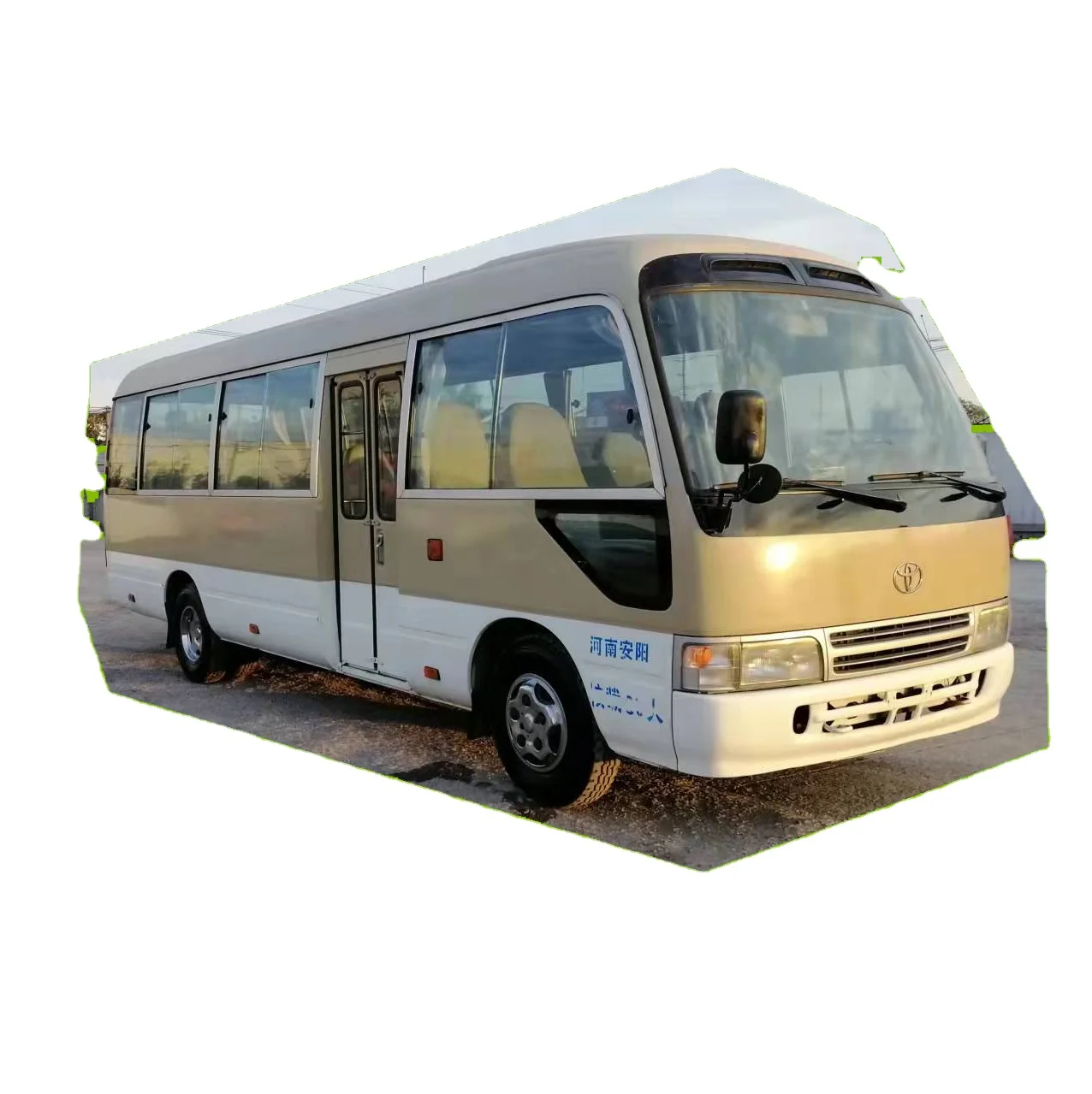 golden coach bus used diesel manual school car made in japan with 28seats folding door cheap price low km