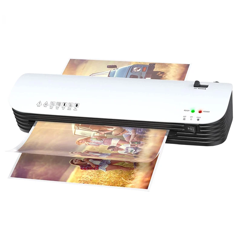Photo small desktop Lamination machine A3 13inch 3-5mil laminator with Jam Release