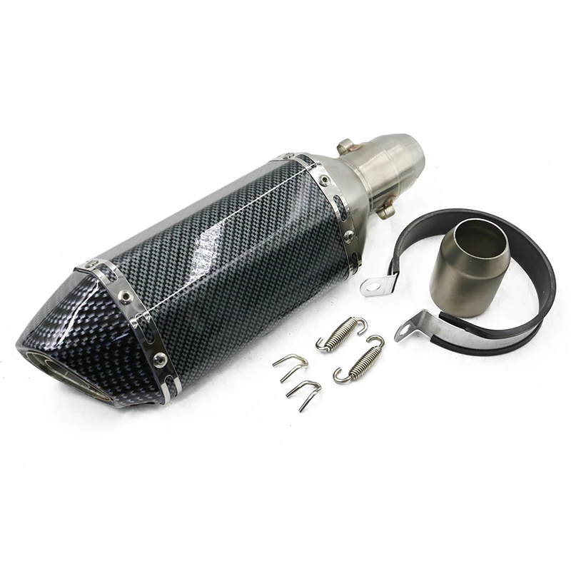 motorcycle escape akrapovic exhaust muffler tip Universal dirt bike exosto pipe ATV for bmw f800gs ktm450 yamaha xmax250 tmax250