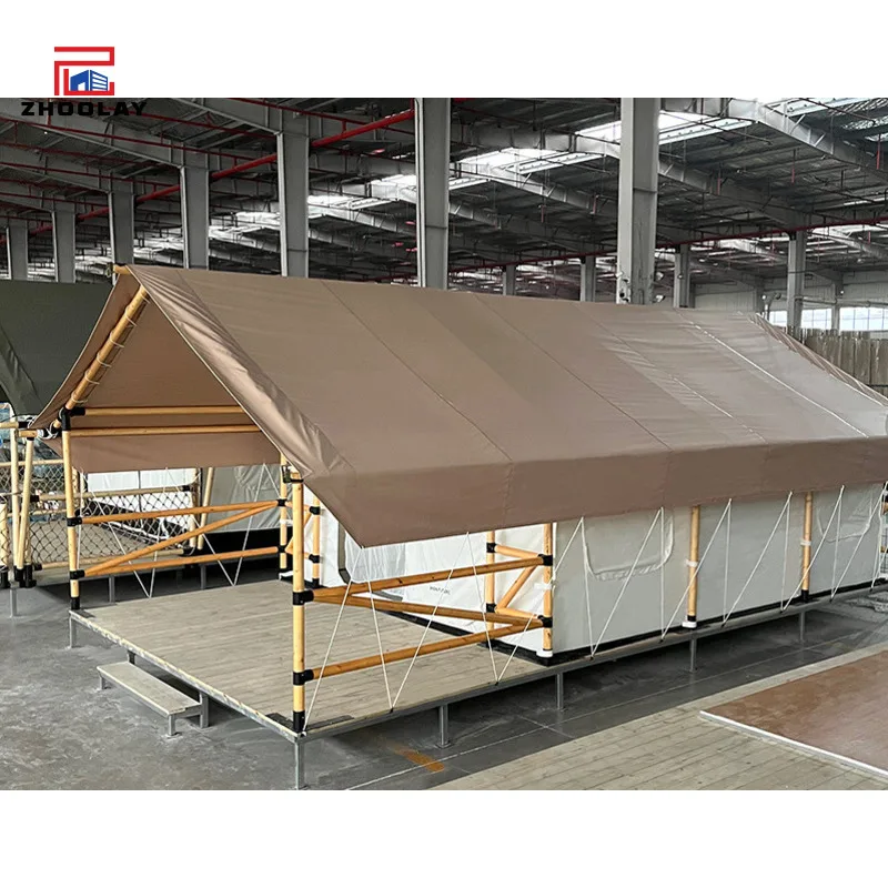Wild Luxury Campsite Hotel Tent Outdoor Scenic Area Camping High End Trend Windproof Thickened Homestay Shed Equipment