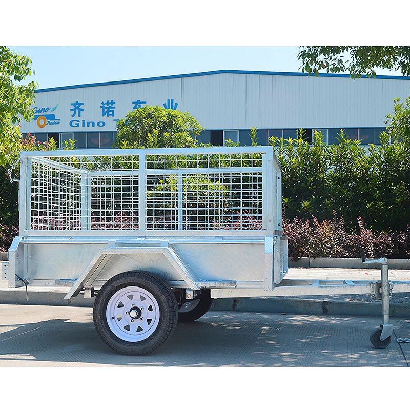 GINO Horse Transporter Custom Farm Single Axle Trailers Bolted 5 Leafs Springs