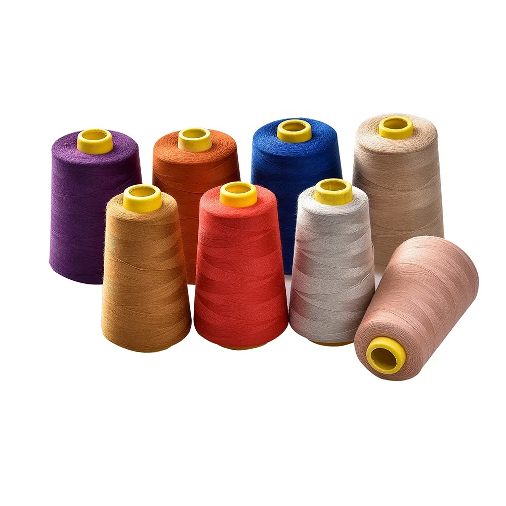 Полиэфирная швейная нить ST02 core spun poly 40S/2, швейная нить R 402 100%, швейная полиэфирная нить