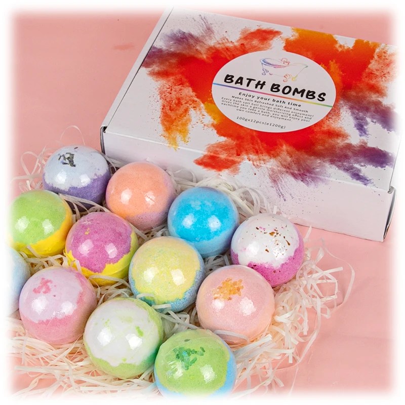 Private Label Custom Natural Organic Rainbow Bathbomb Halloween Bath Ball  Gift Sets Wholesale Manufacturer Kids Bath Bombs