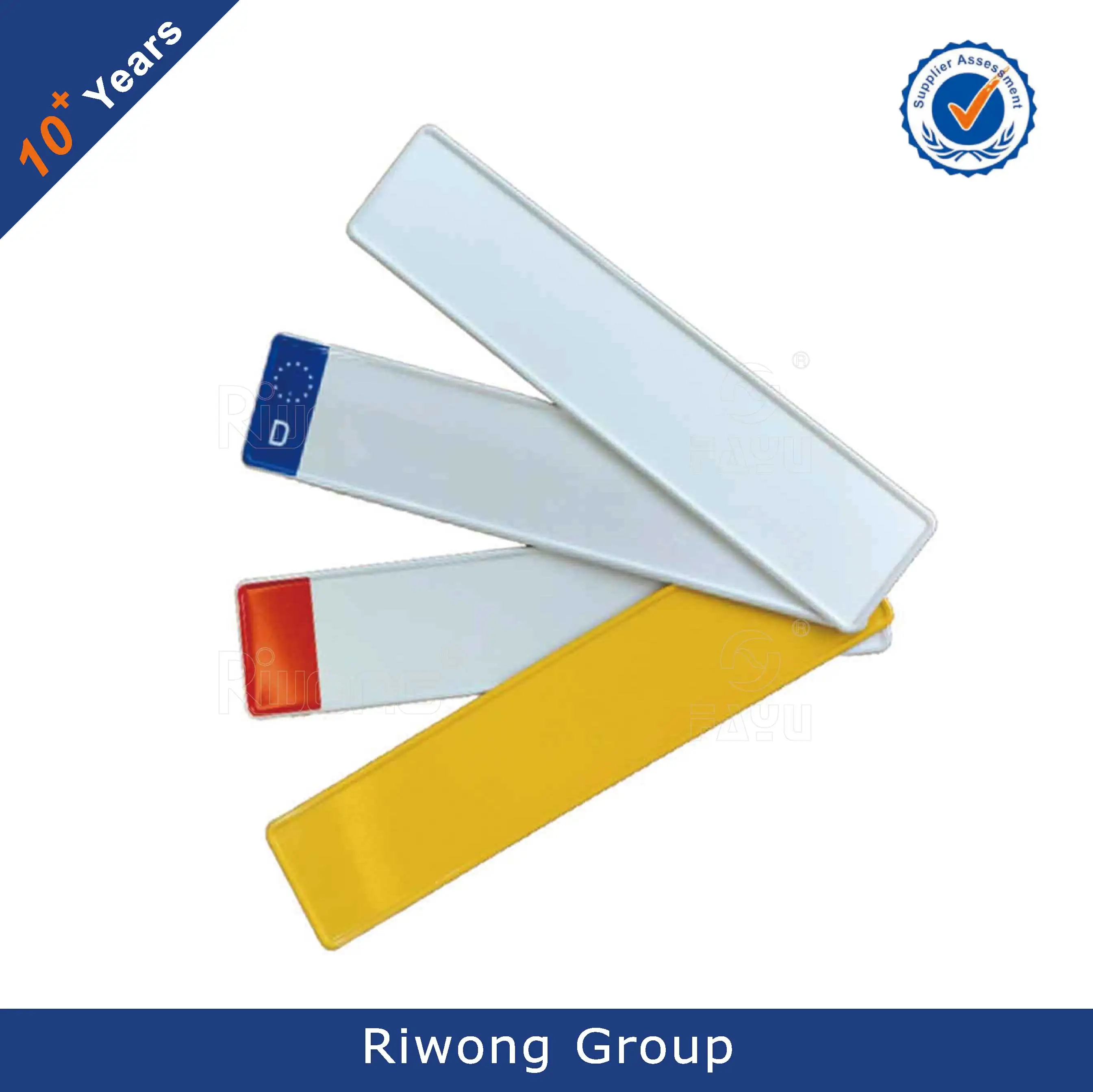 Blank car number plate, customized blank number plate