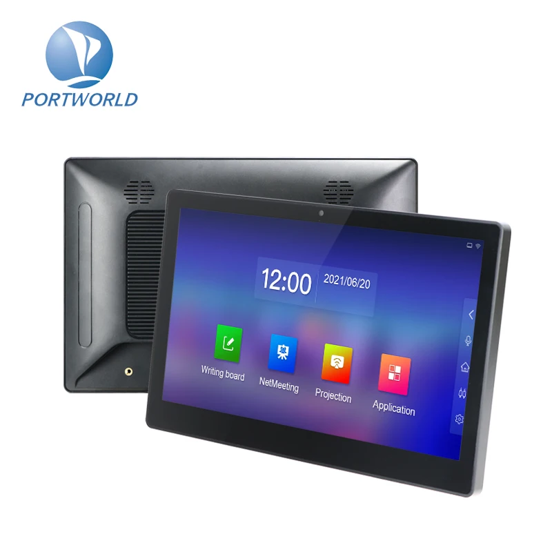 11.6 inch wall mount POE Tablet RJ45 power Android advertising display