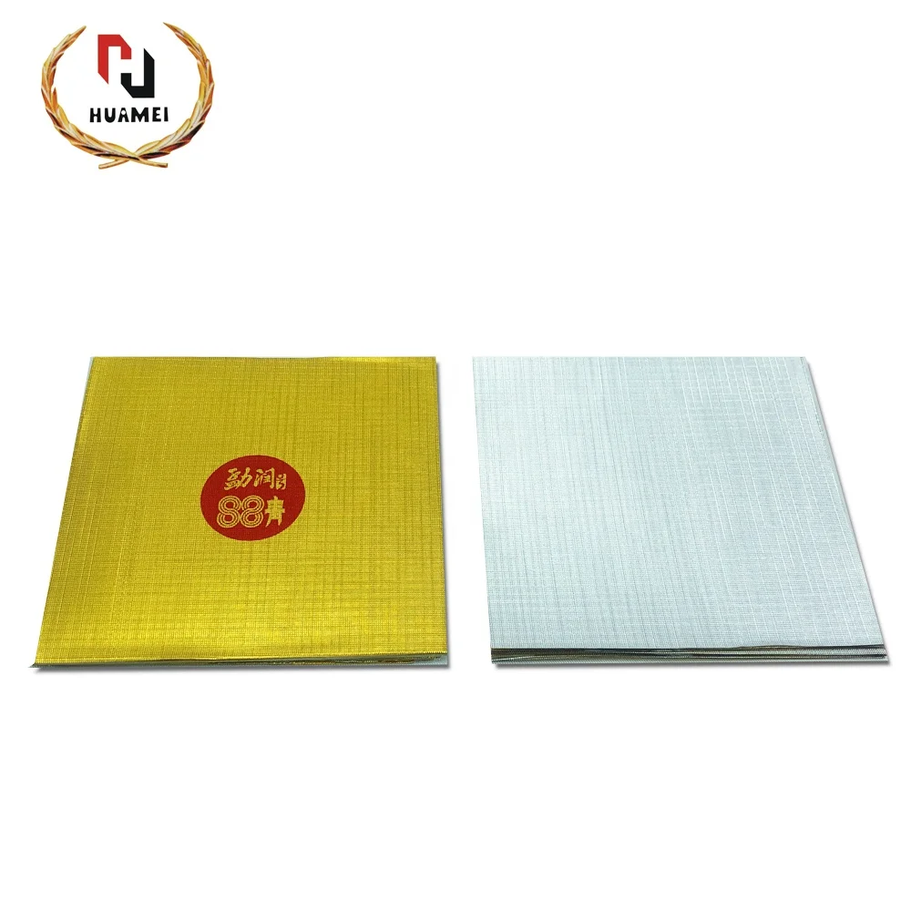 
Golden Embossing aluminum foil Packing paper thickness 0.012MM for Tea wrapping paper/Chocolates paper/Christmas 