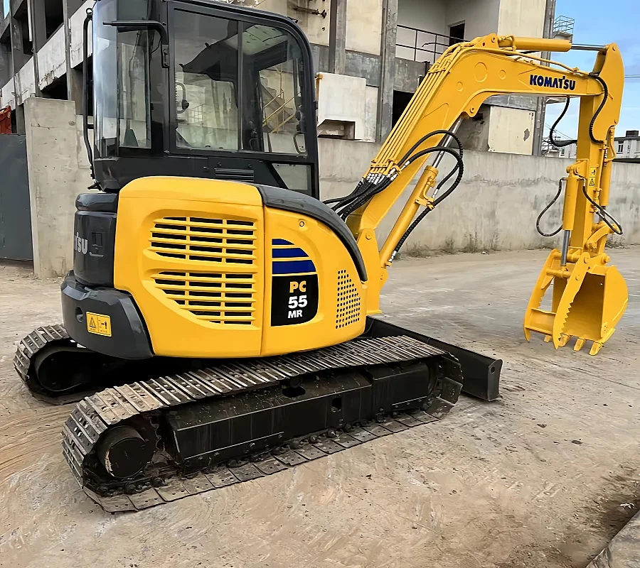 Japan Original Second-hand Komatsu Excavator PC55MR 5Ton Komatsu used crawler excavator with dozer blade