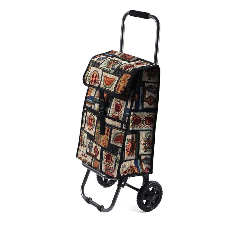 Russian style supermarket trolley