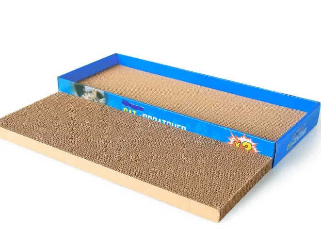 Pet scratch corrugated cardboard cat scratcher scratching board catnip cat cardboard scratch