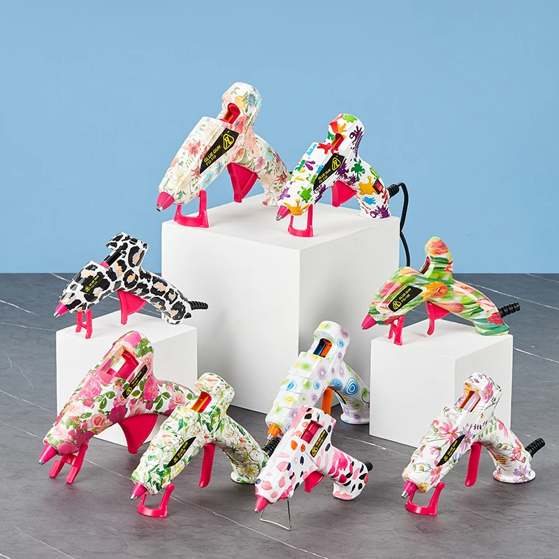 Hot Selling Colorful Hot Melt Glue Gun Handmade Glue Gun For Handmade Diy Beauty Sewing Gun With 11mm Glue Sticks
