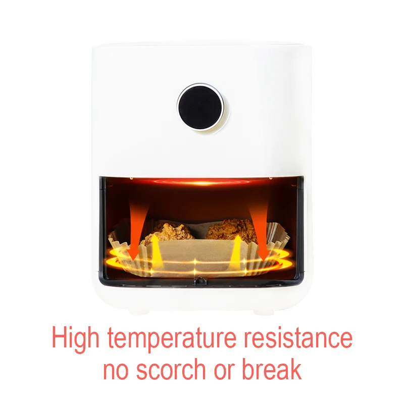 AIUDO Home Products Laminated Microwaveable Oil Streamer Wood Pulp Double Silicone Coated Oven Parchment Paper Air Frey Liner