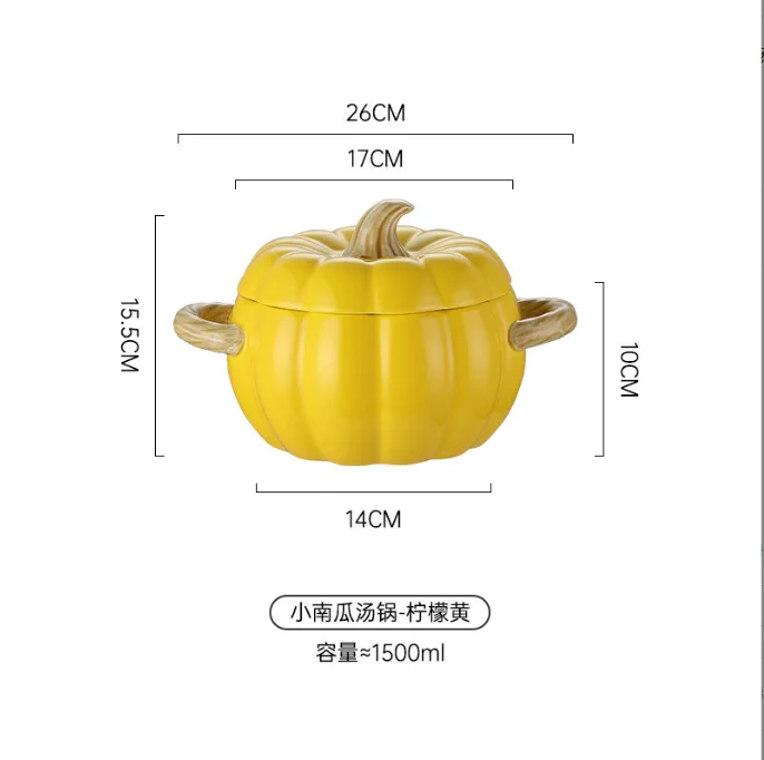Креативная керамическая суповая миска с крышкой
