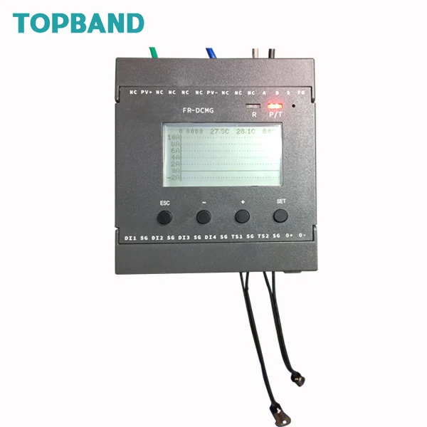 1000 1500V DC PV solar combiner box max 24 channel data acquisition LCD display hall sensor solar monitoring system