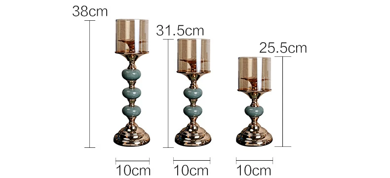 Guangzhou wholesale luxury household home interior decoration accessories marriage wedding decor bohemia glass candle holders