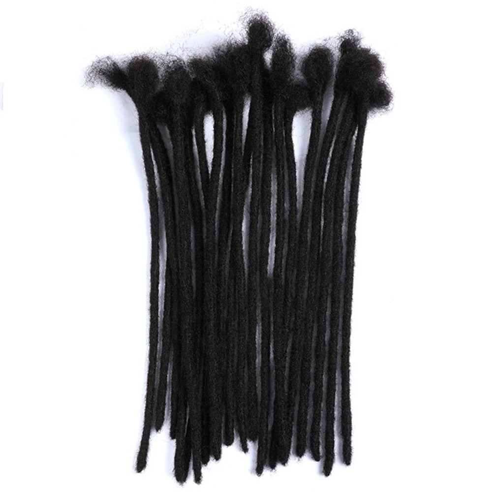 ML Wholesale real hair dreadlocks 0.6cm hand hook human hair dreadlocks wig extension tool