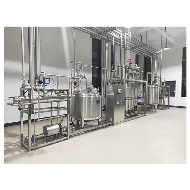 Energy Saving Forced Falling Membrane Technology Multi Effect Distilled Water Machine