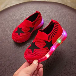 Best Selling Lovely Hot High Quality Cute Eyelash Led Flashing Light Shoes Kids Led Flash Casual Shoes