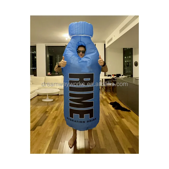 2024 Hot sale inflatable inflatable bottle costume, giant bottle inflatable costume for advertising