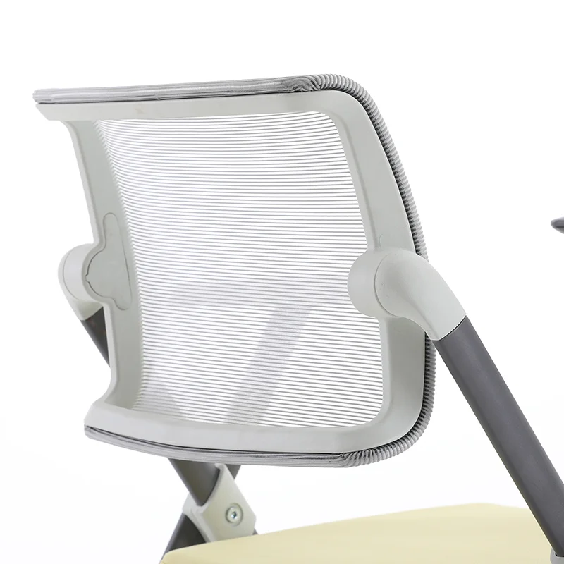 10027 Wholesale cheap training room meeting training chair with writing pad fold meeting training chairs