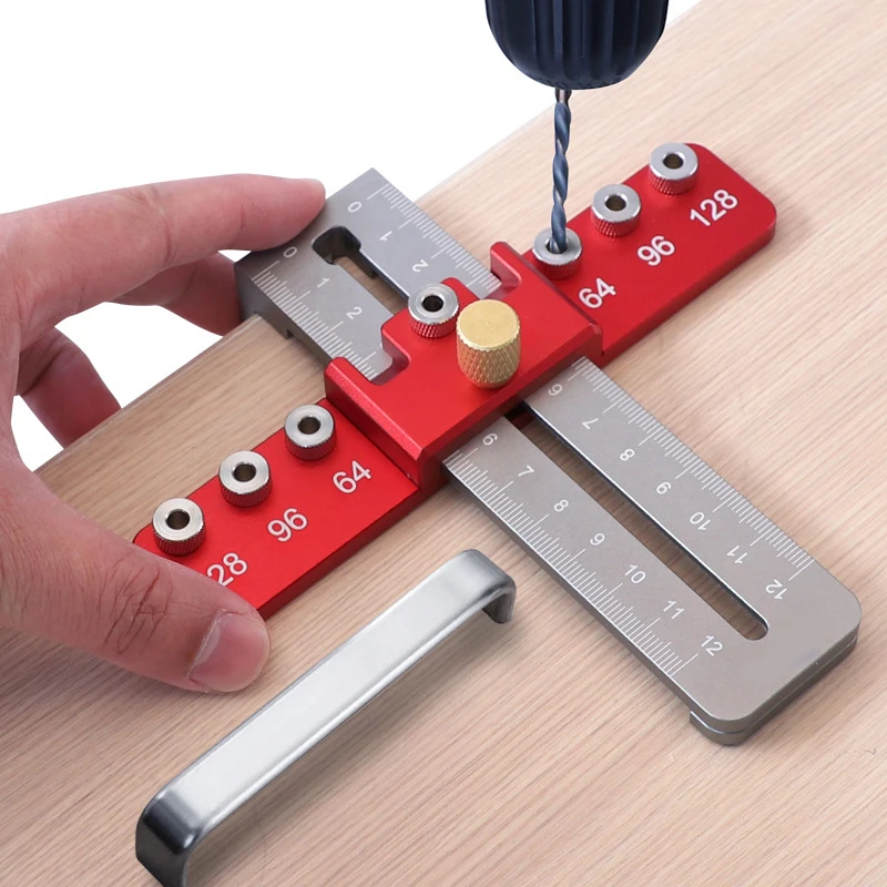Hot selling Adjustable Carpentry Drill Guide Positioner Punch Locator For Woodworking