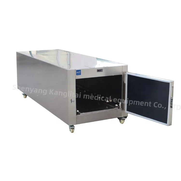 1drawers 304 stainless steel High performance Morgue cabinet Germany Compressor dead body refrigerator
