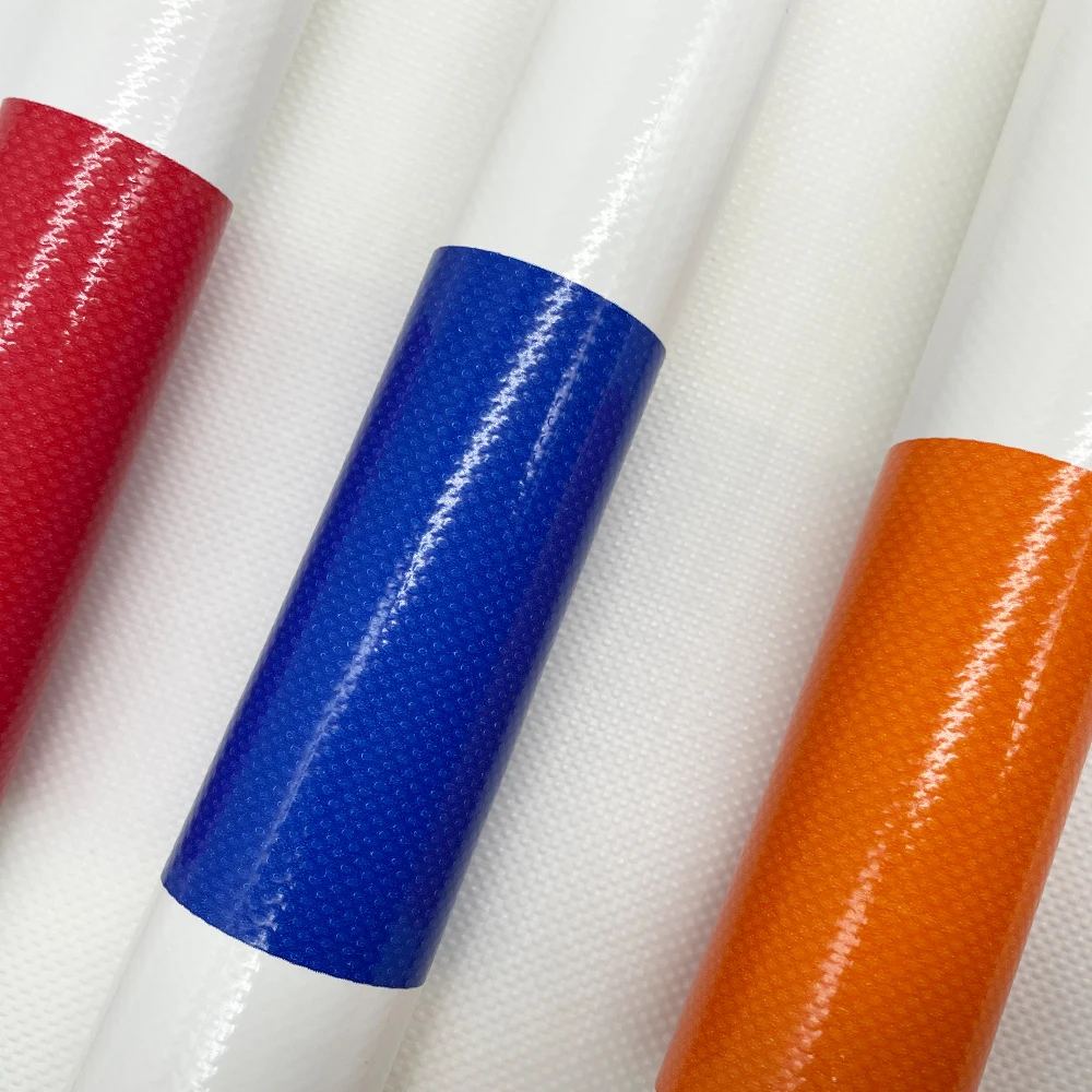 0.5mm 1000d Waterproof Coated Tarp PVC Striped Tarpaulin