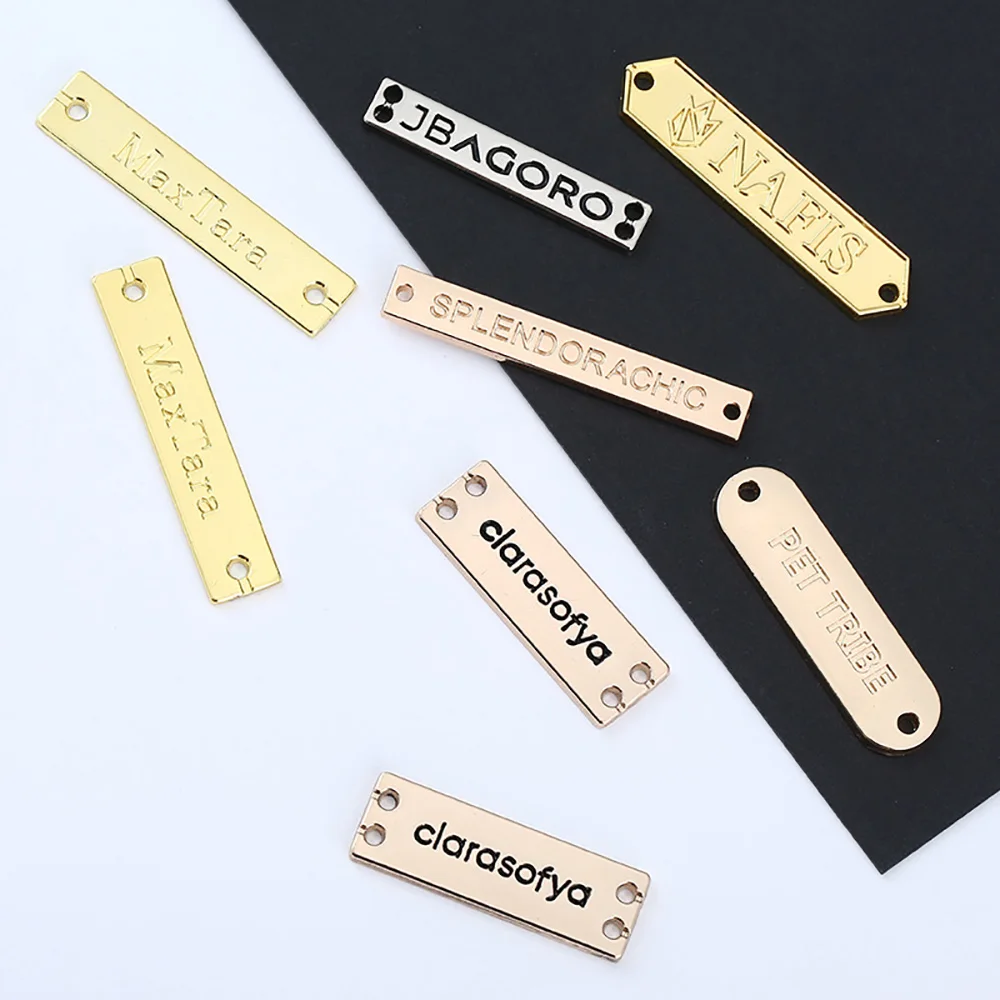 China Nameplate Manufacturer Laser Engravable Custom Stainless Steel Metal Magnetic Tag Badge Business Employee Name Logo Tag