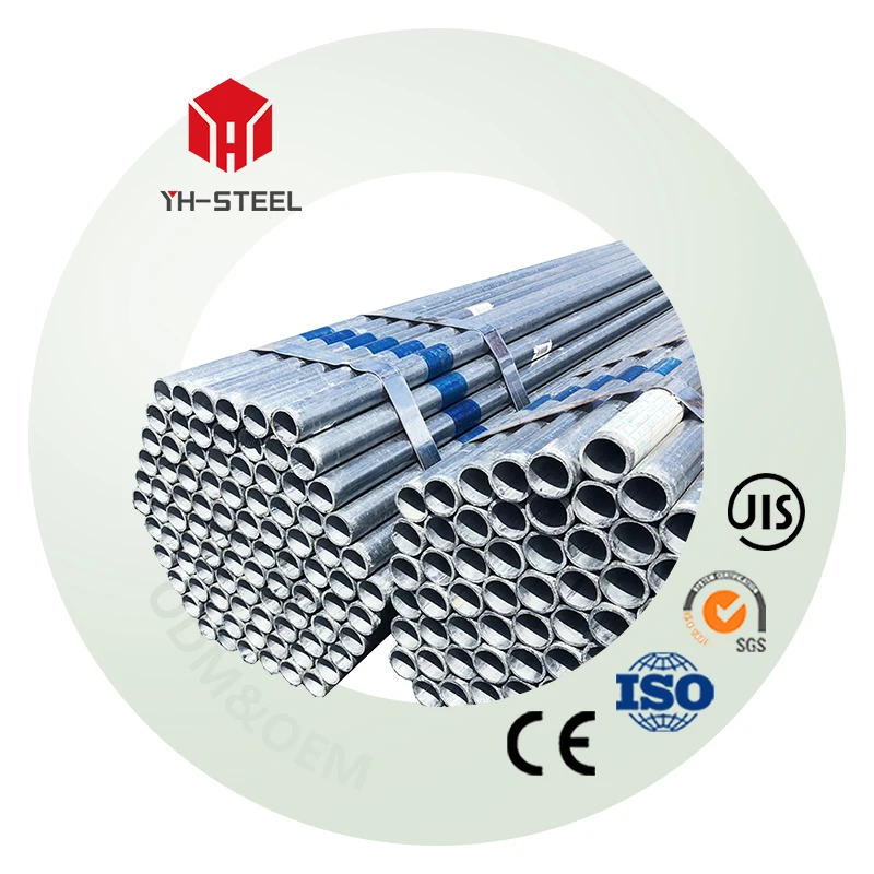 high quality astm hot dipped pre galvanized tube q215a q215b q235a q235b Galvanized round seamless pipe