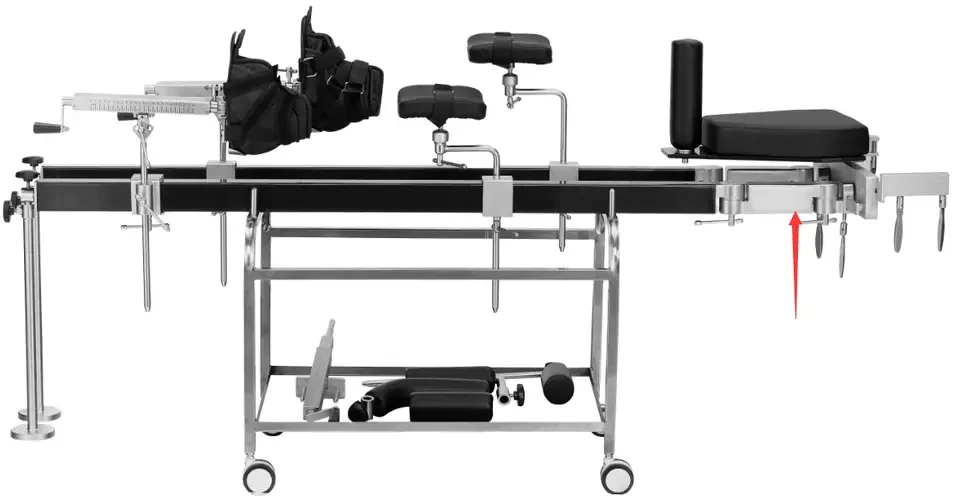 Carbon Fibre Orthopedic Traction Frame Multi-functional Traction Bed Table  Universal Used Orthopedic Operating Table
