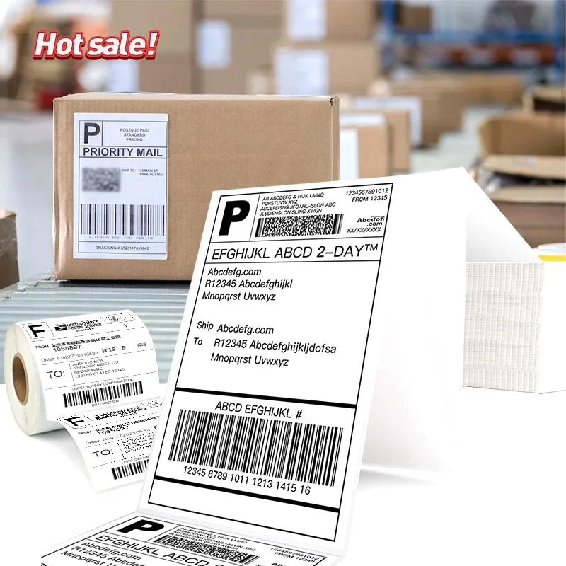 Biodegradable Logo Luxury Packaging Bottle Embossed Gold Foil Labels Stickers Printingthermal shipping label paper roll 4x6