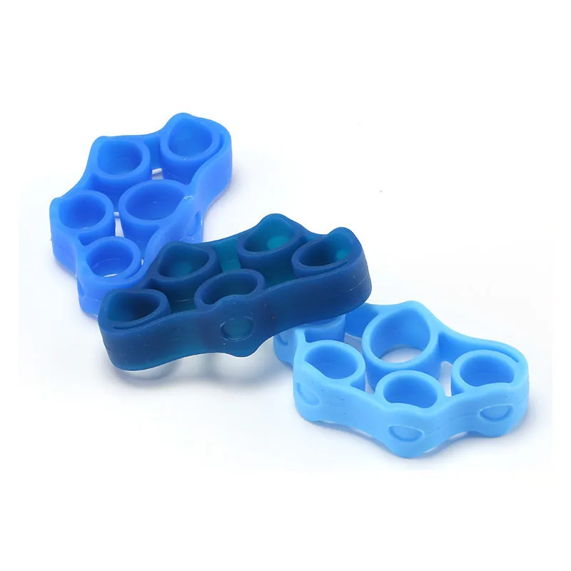 Portable Finger Gripper Strength Trainer Resistance Band Silicone Hand Grip Wrist Yoga Stretcher Finger Trainer Exercise