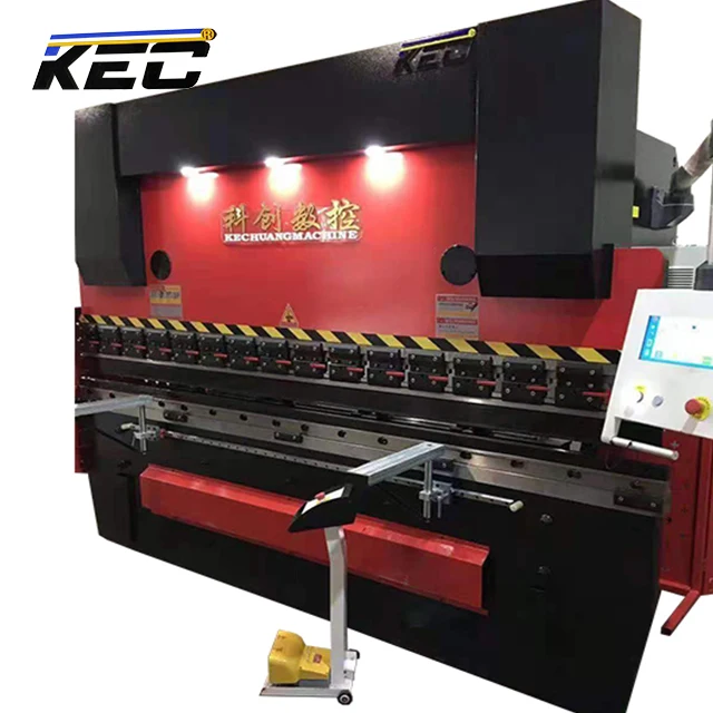 KEC WC67K 200T/3200 CNC hydraulic sheet metal press brake