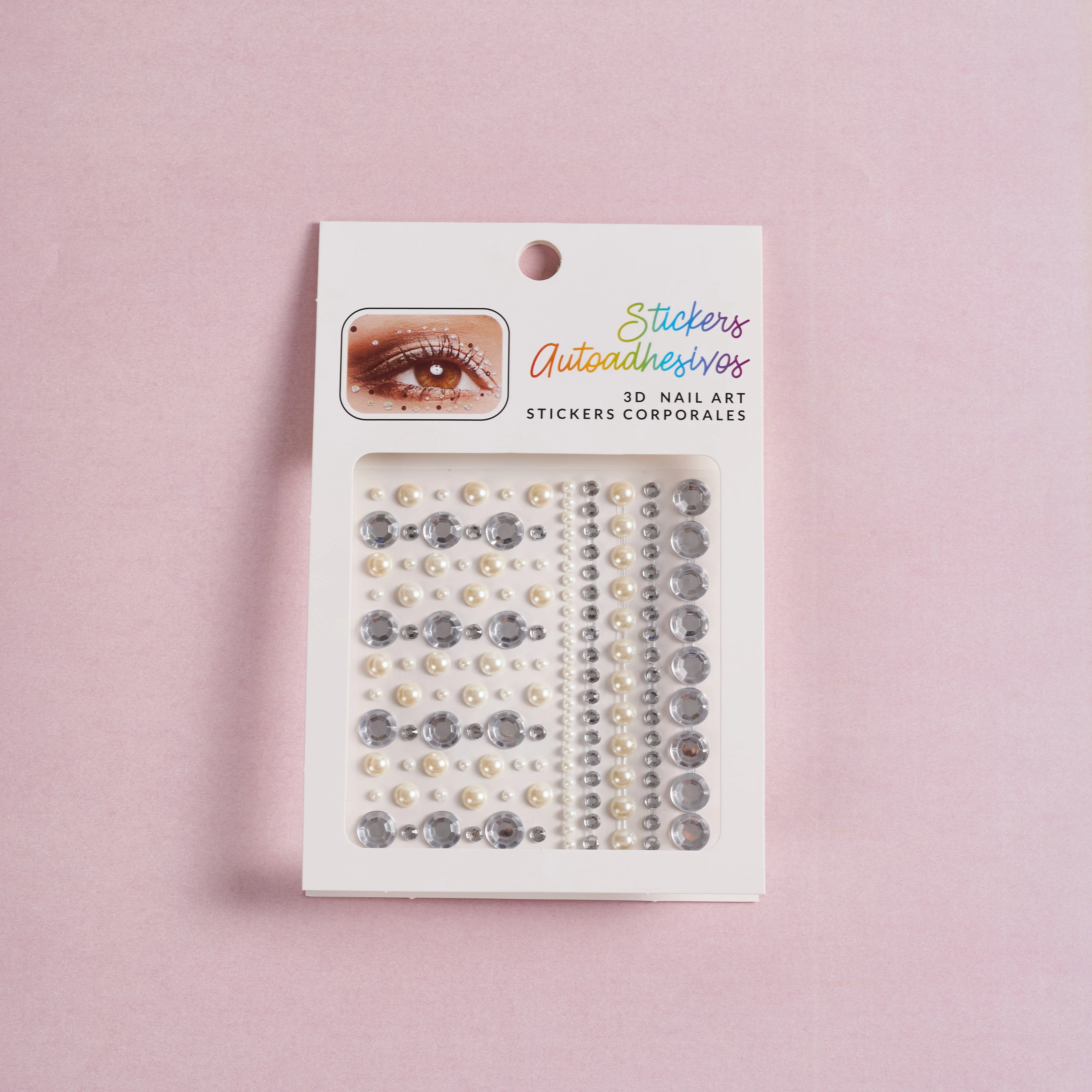 Custom Stickers DIY Face Jewels Waterproof Crystal Sticker Makeup Acrylic Face Pearl Diamond Jewels For Women