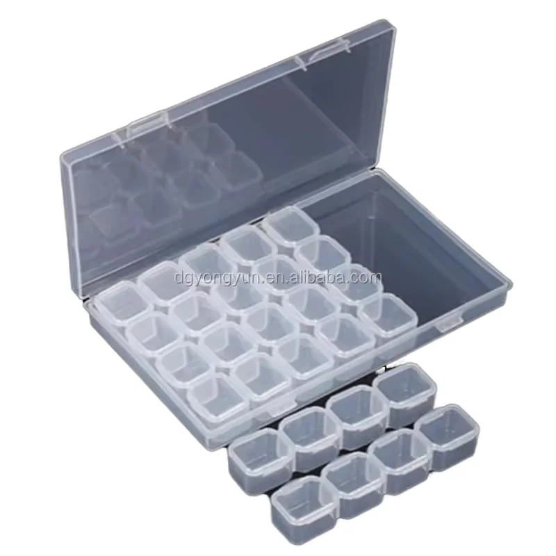 High Quality 7 Days Pill Box Separator with 28 Compartments Medicine Reminder Organizer