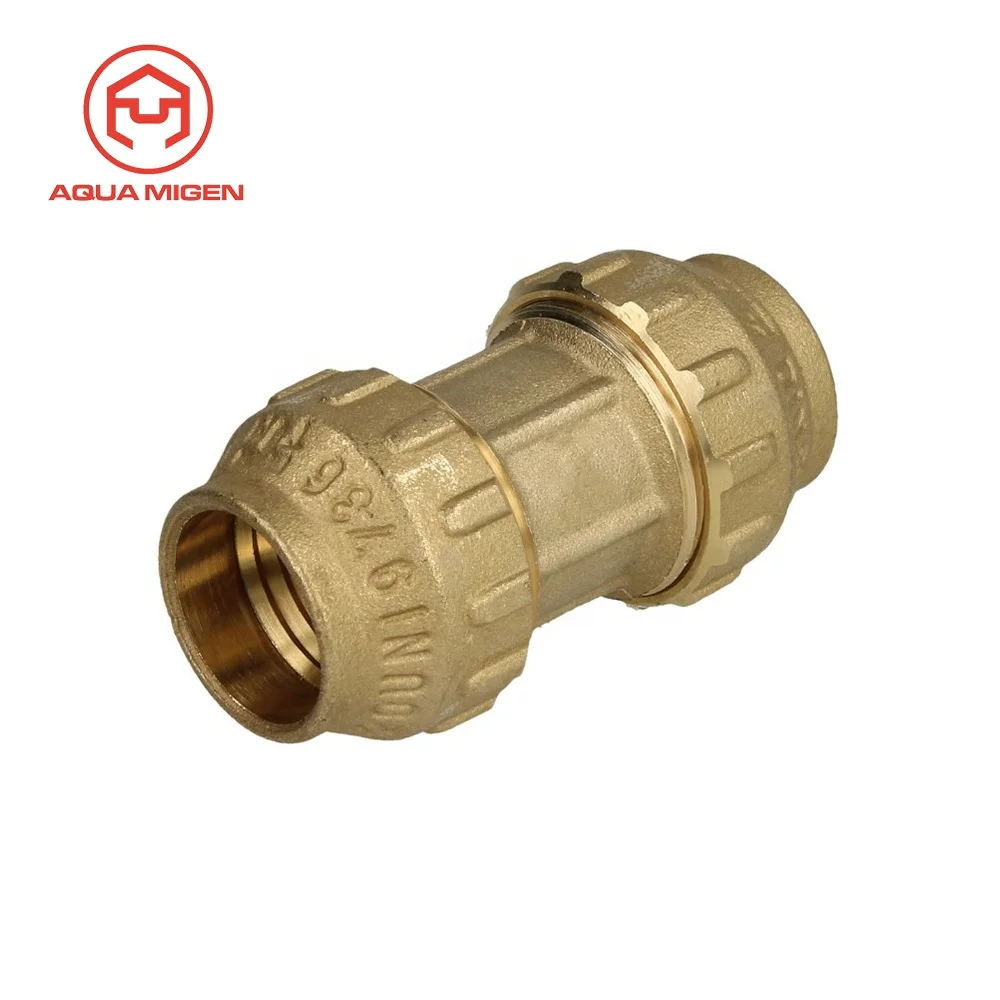 Brass Cone Union Male-Female Threaded Fitting for Removable Connection