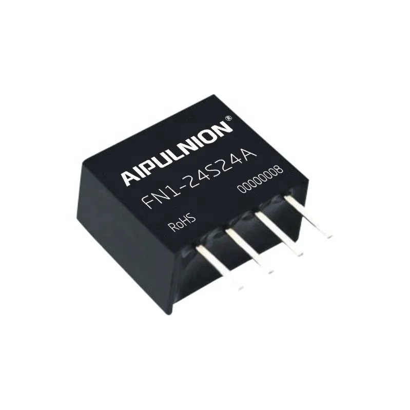 SIP 1W автомобильный преобразователь питания 24v to 24v импульсный источник питания pcb mount, диапазон входного напряжения 21,6-vdc