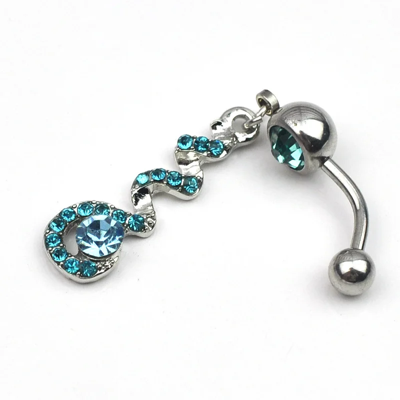 Hot hot sexi popular moon and star american new belly button ring belly button whole sale piercing jewelry