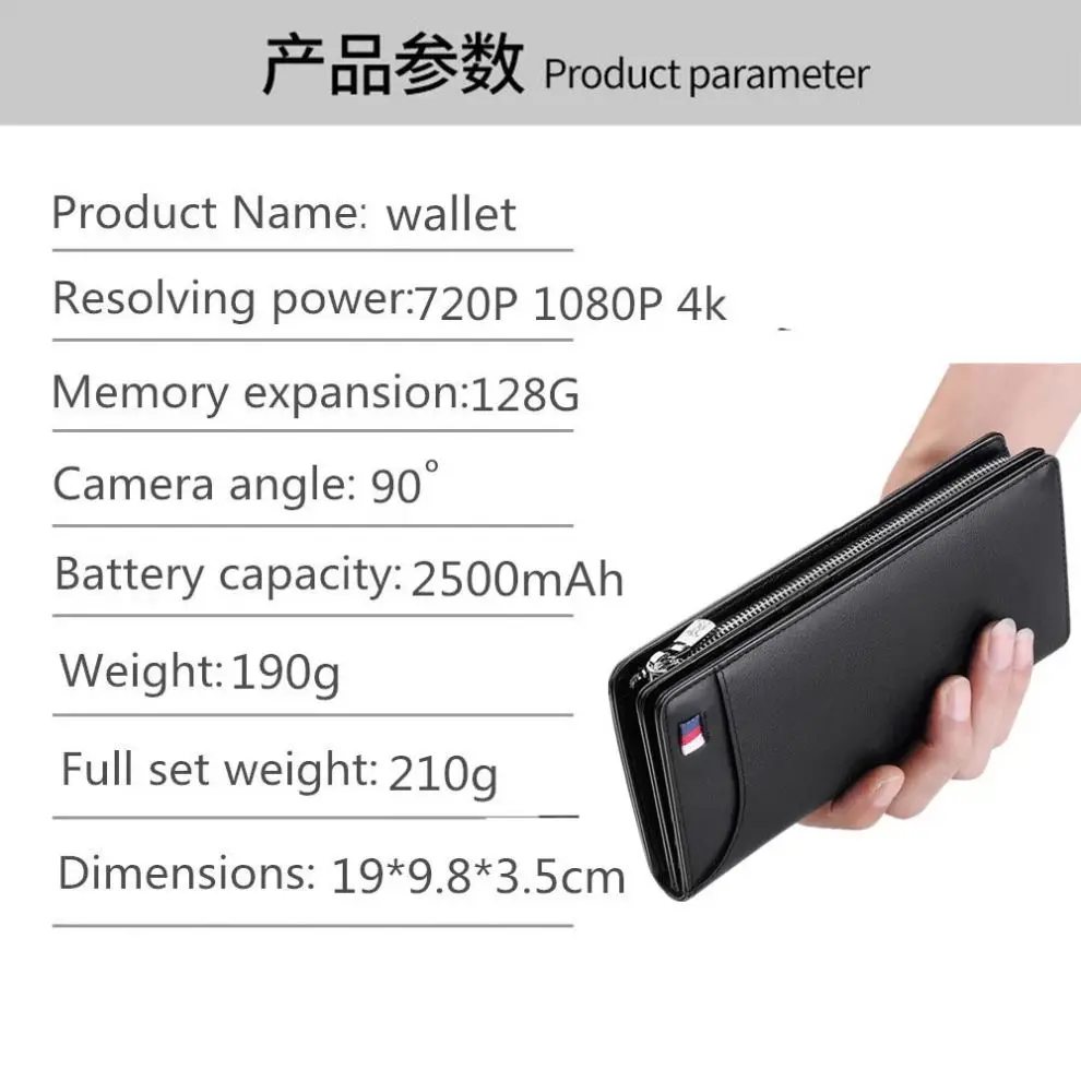 4K 1080P новейший красивый мини Wifi кошелек Ip сумочка Cam Сумочка Кошелек скрытая