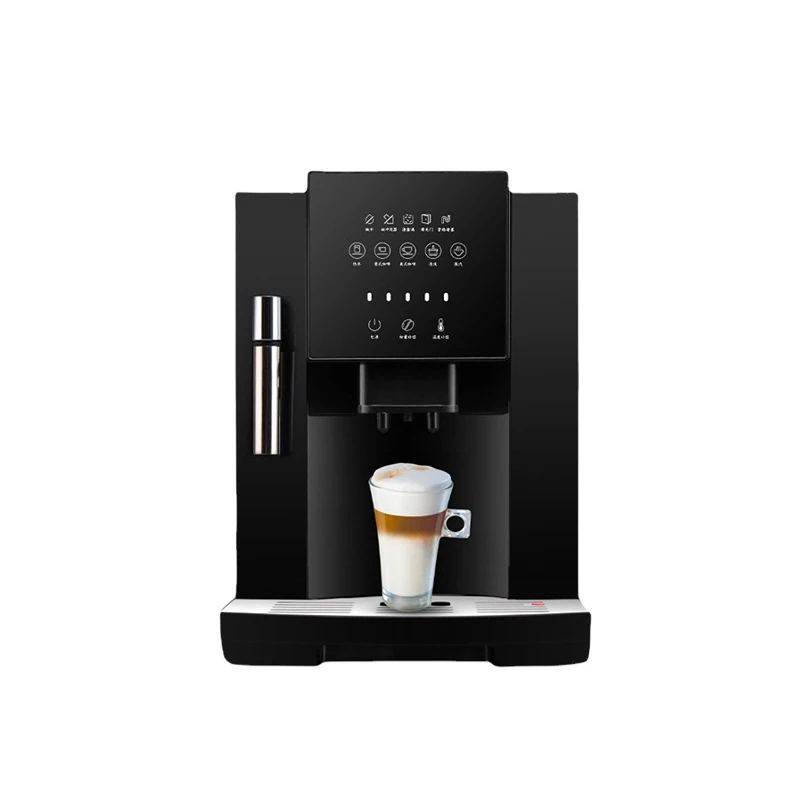 Fully Automatic Coffee Machine Intuitive Touch Display with Milk Container Automatic Cleaning