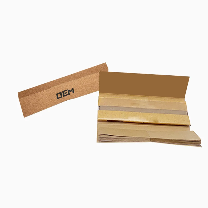Manufacturer Designed Natural Unrefined Inside Out Rolling Paper