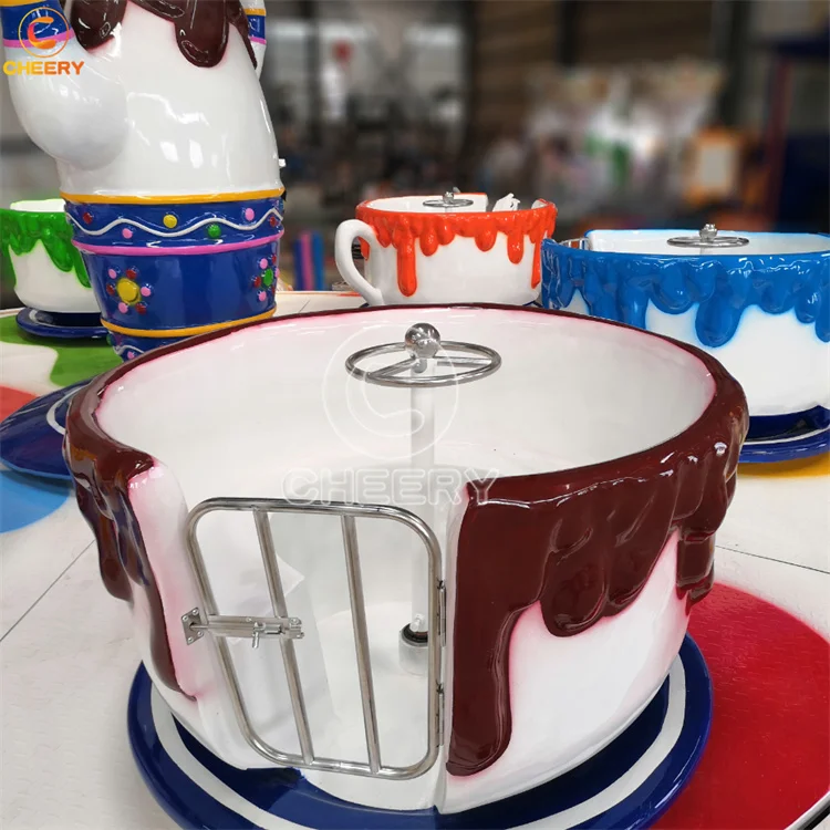 Zhengzhou Cheery Happy Coffee cup indoor children amusement park games tea cup carousel ride