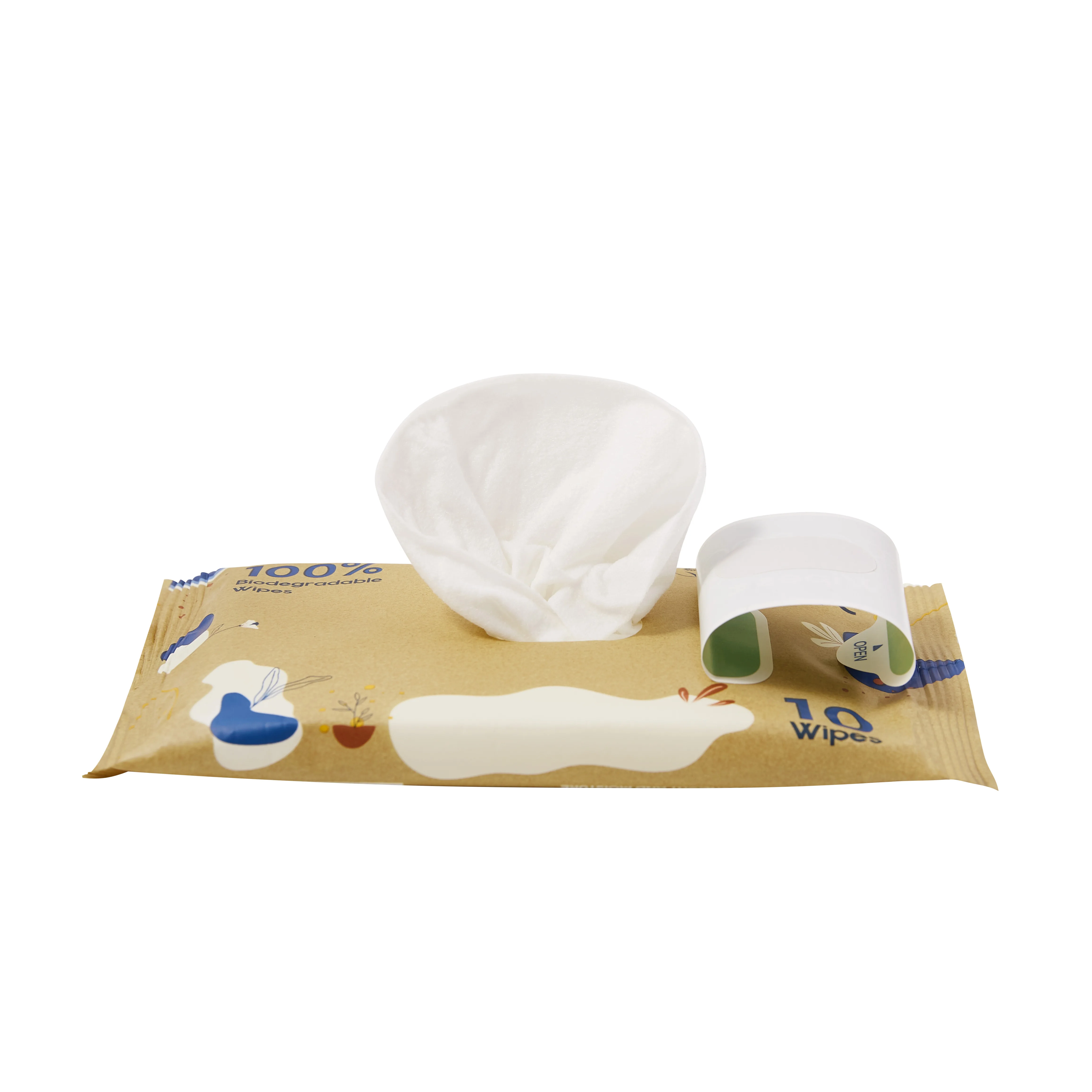 BOOM friendly eco ecological ecologic custom logo cotton agent supplier wet tissue