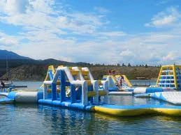 Inflatable Water Obstacle Course with Floating Water Adventure Games for Amusement Centers and Pools