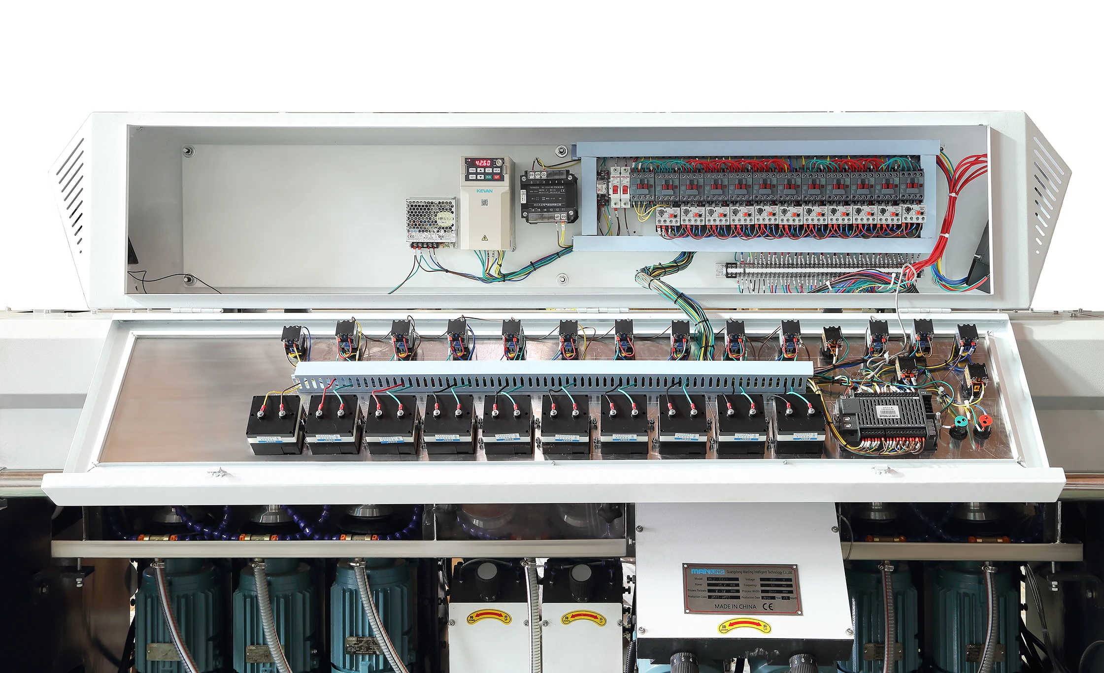 Premium 11 Motors Straight Line Glass Polishing Machine for Precision Finishing