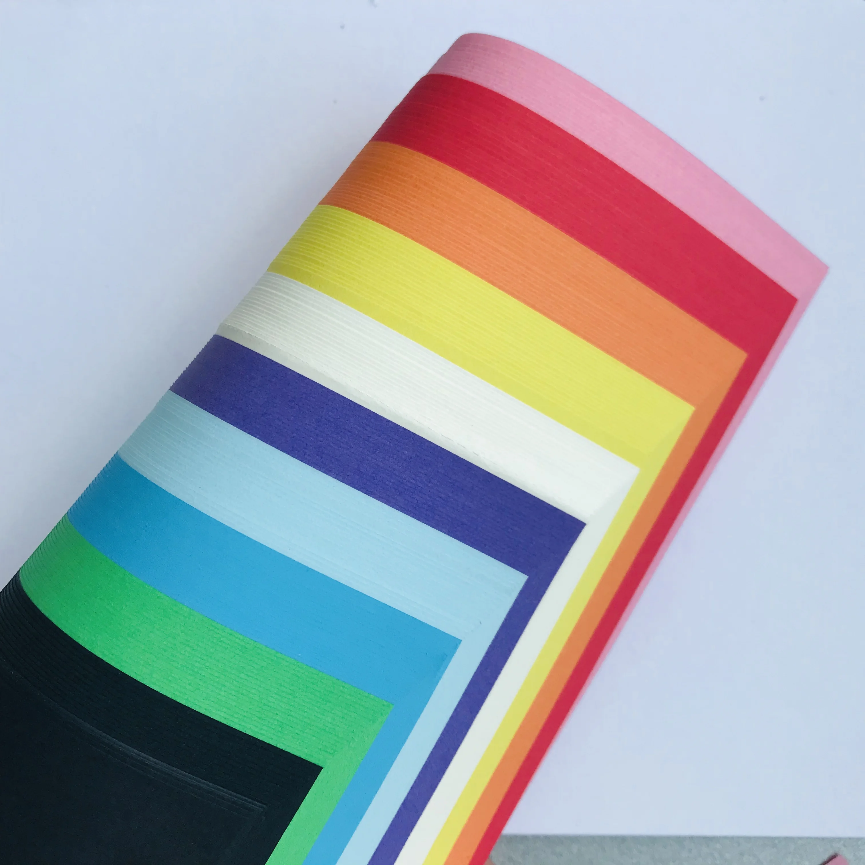 787*1092mm/700*1000mm/889*1194mm Double Sides Coloured  Pure Wood Pulp Yellow Paper Sheet