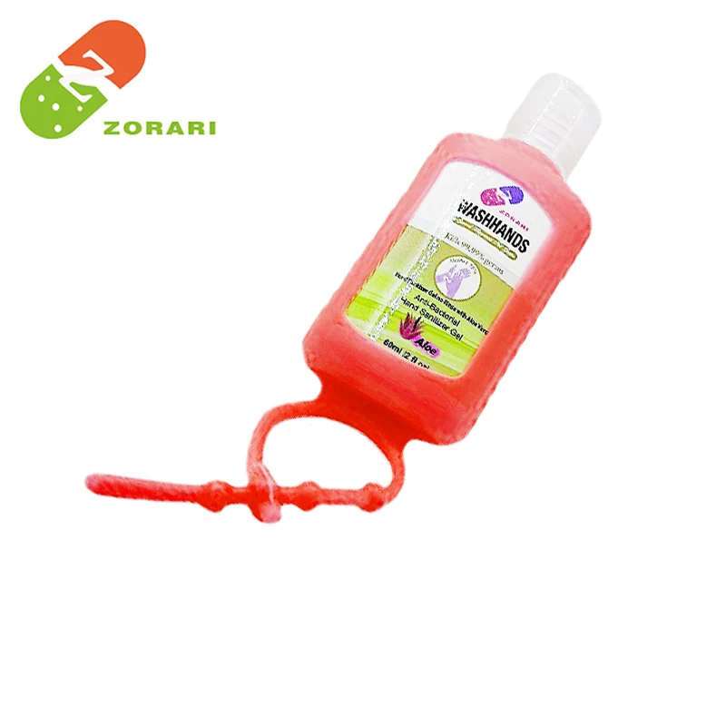 Oem Odm 60ml Mini Pocket Envases Alcohol Gel Antibacterial Hand Sanitizer